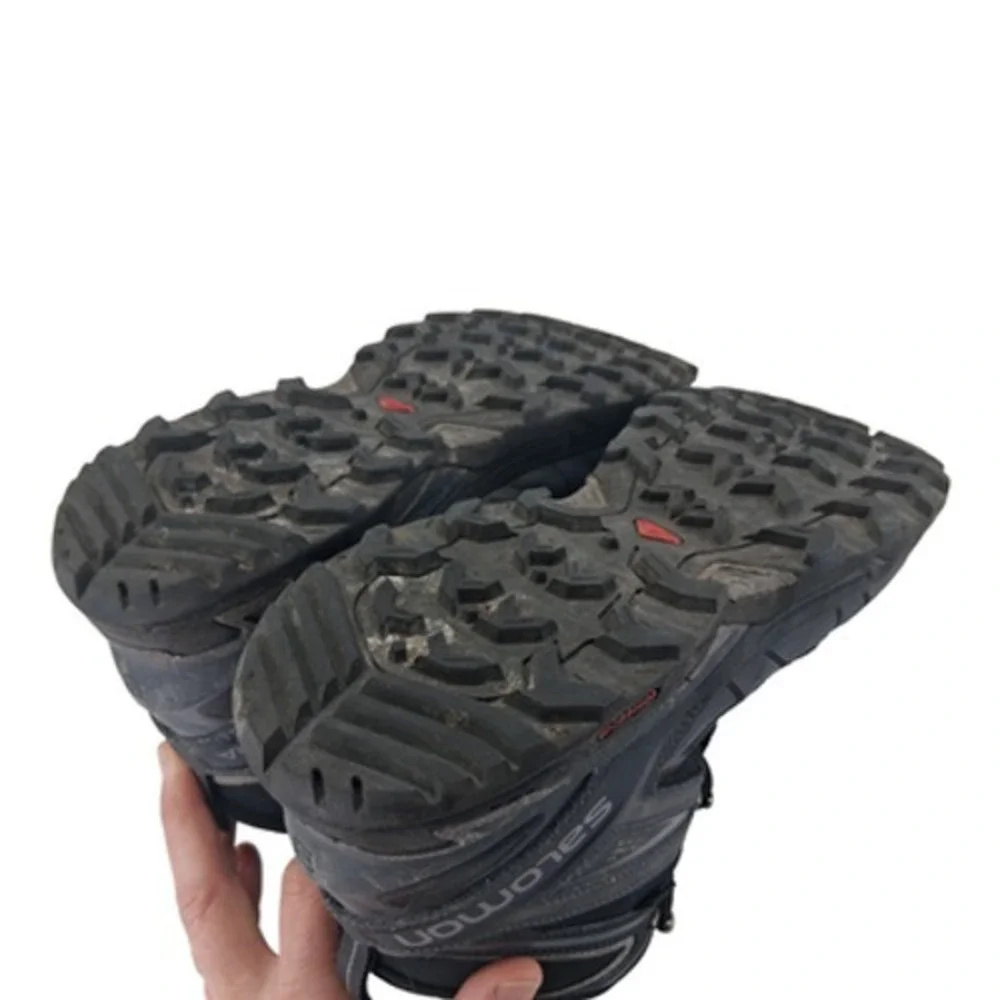 Salomon Snow Boots Mens Size 13 Black Synthetic X Ultra Waterproof Ankle Winter